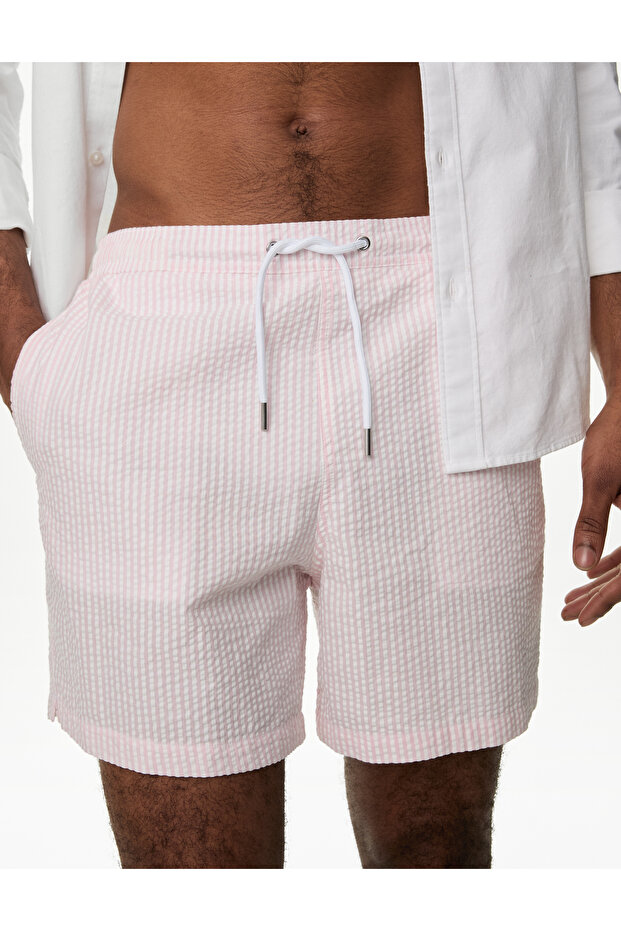 Regular Fit Quick Dry Deniz Şortu - 3