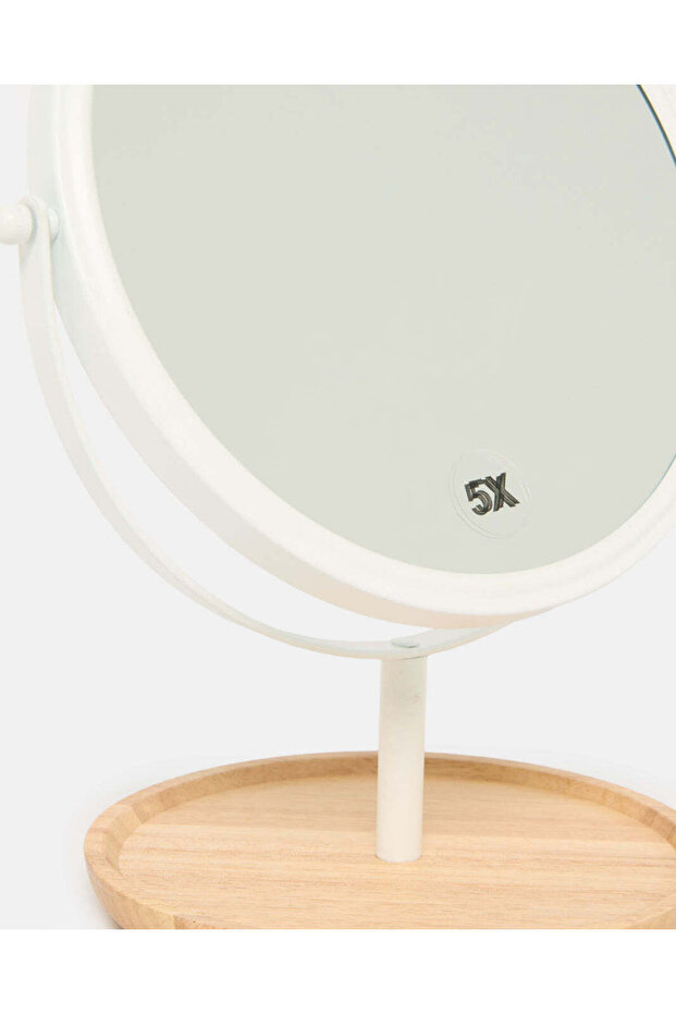 Matte White Double Sided Mirror - 3