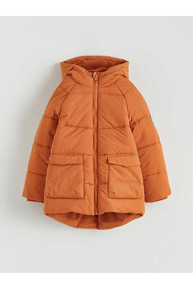 Vizyon New Season Hooded Lined Boys' Coat
