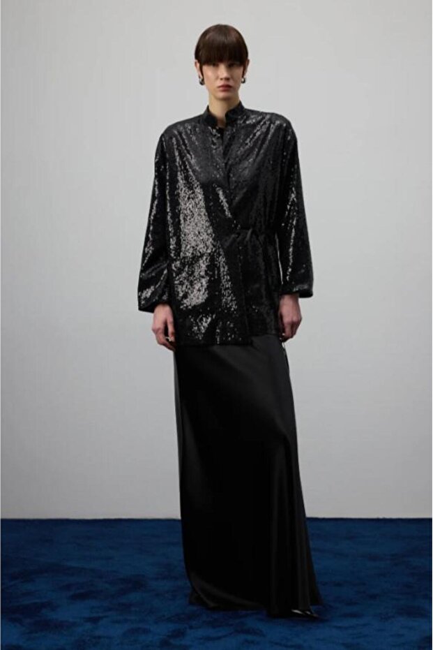 Payet Kimono Siyah - 5