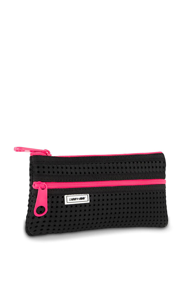 Flat Neon Pink Pencil Case
