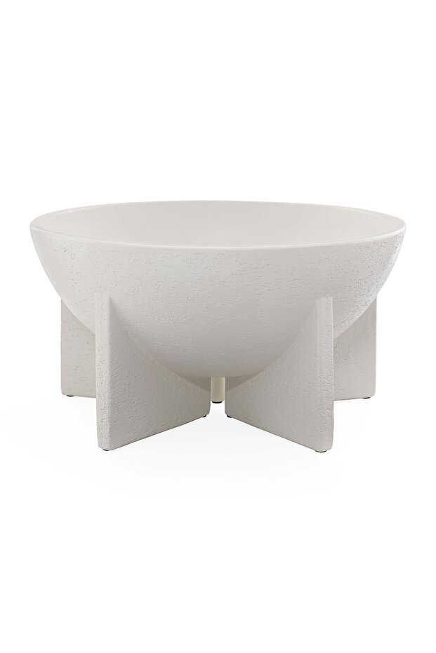 Hans Beyaz Saksı - 2