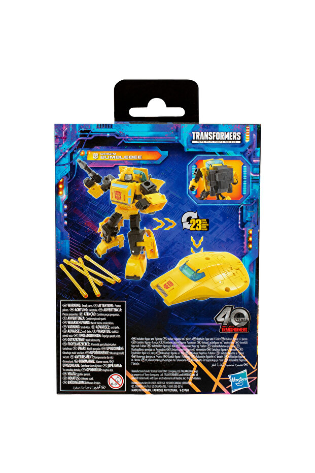 Legacy Deluxe Class Origin Bumblebee Aksiyon Figürü - 8