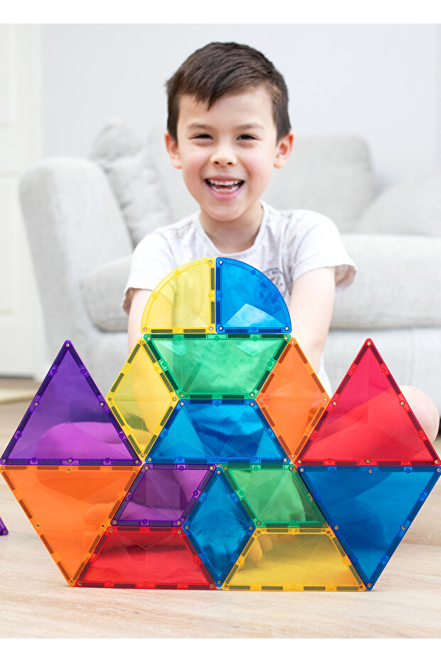Rainbow Shape Expansion Manyetik Bloklar 36 Parça Yapı Oyuncağı - 6