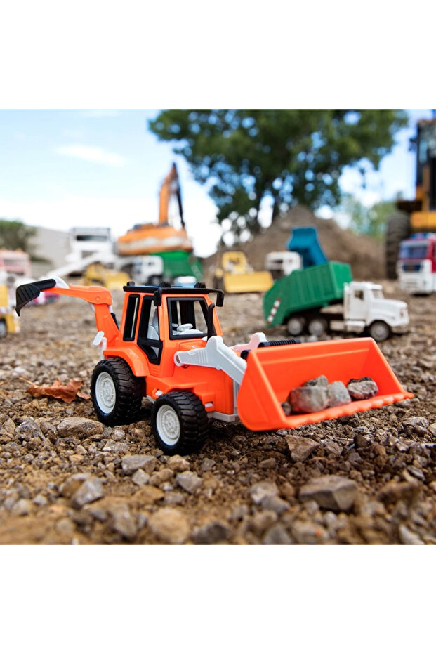 Turuncu Oyuncak Mini Kepçe - 4