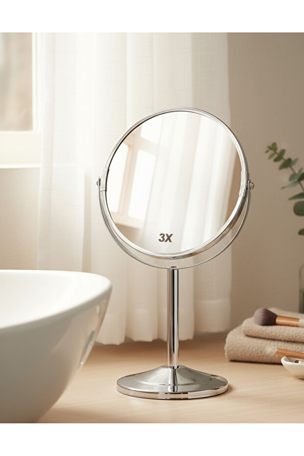 مرآة فضية مزدوجة الجوانب - 1