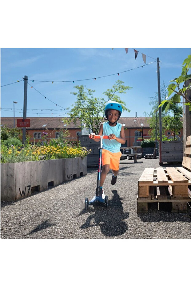 Deluxe Foldable Led Navy Maxi Çocuk Scooter - 3