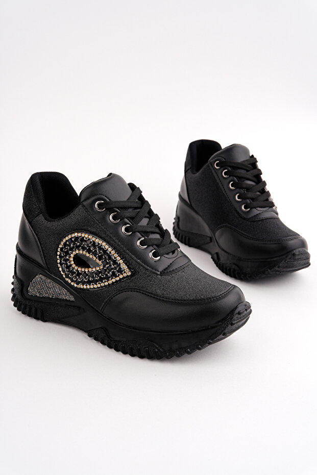 Dnr-613 Thick Sole Glittery Stone Sports