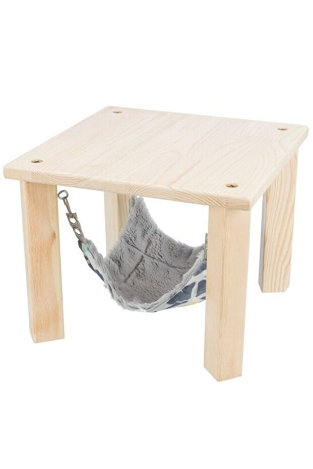 Sunny Shelter Platform with Hammock for Small Pets