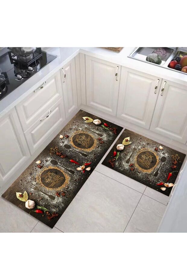 Kitchen Rug Set 2 Pieces