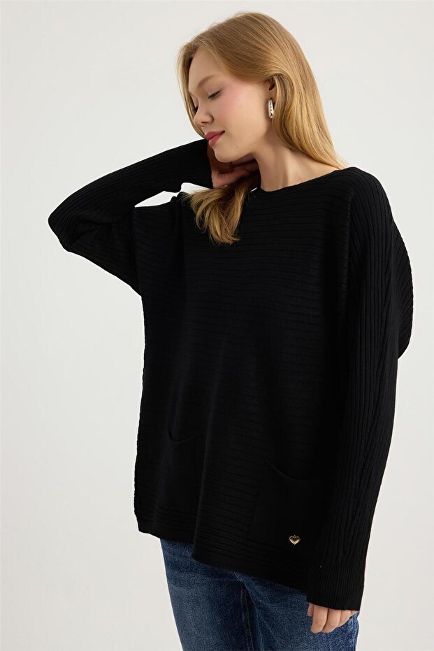 Fitilli Şerit Dokuma Triko - 2