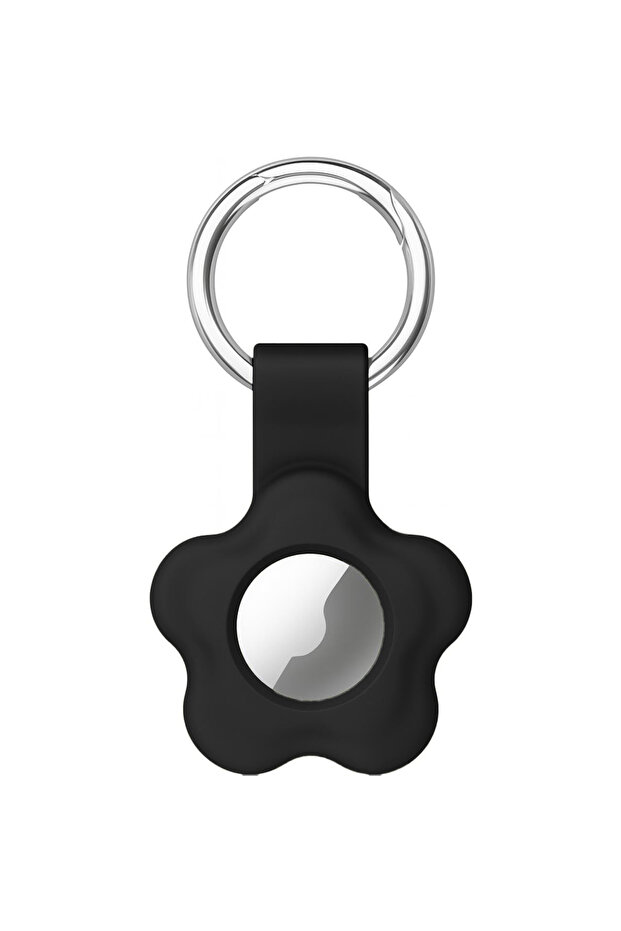 Silicone Flower Keychain Case Compatible with Airtag