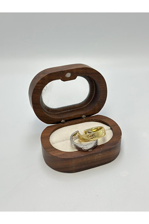Serrated Plate Adjustable Ring (Unisex) (Steel) Silver