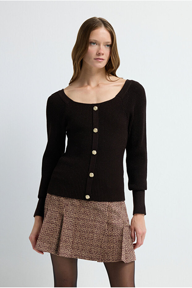 Simli Triko Hırka - 4