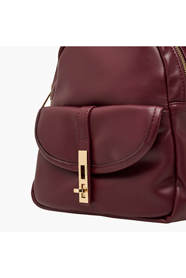 حقيبة ظهر صلبة مع أشرطة قابلة للتعديل - 5