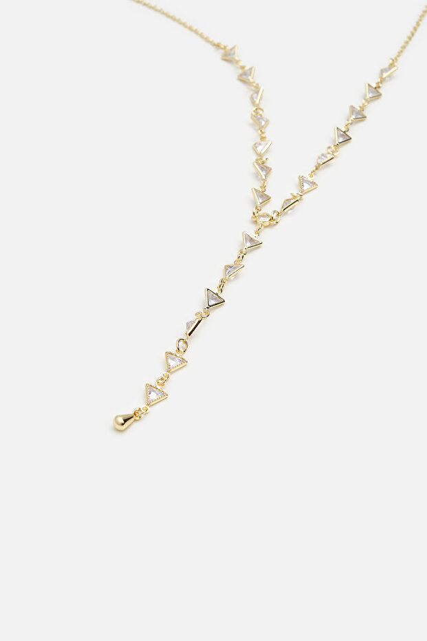 Üçgen Uçlu Kolye - 2