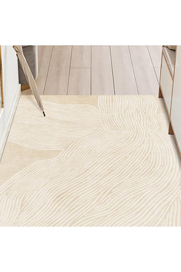 Modern Minimalism Area Rug Non-Slip Soft Decorative Carpet 60X120CM (Horizontal)