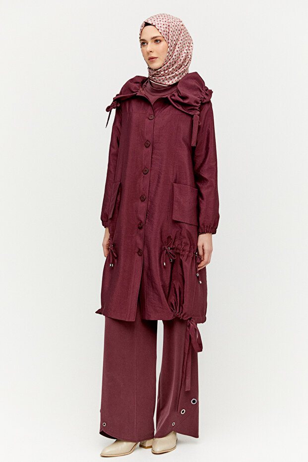 Denizci Yaka Stoperli Kap - 3