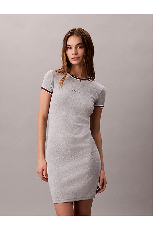 Kadın Color Block Elbise - 5