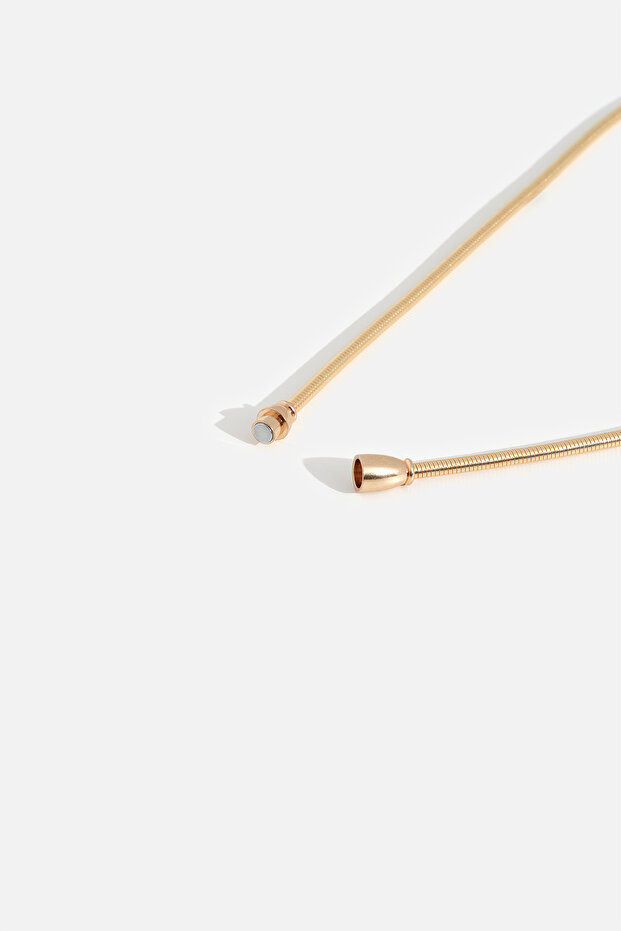 Disk uçlu yalın kolye - 6