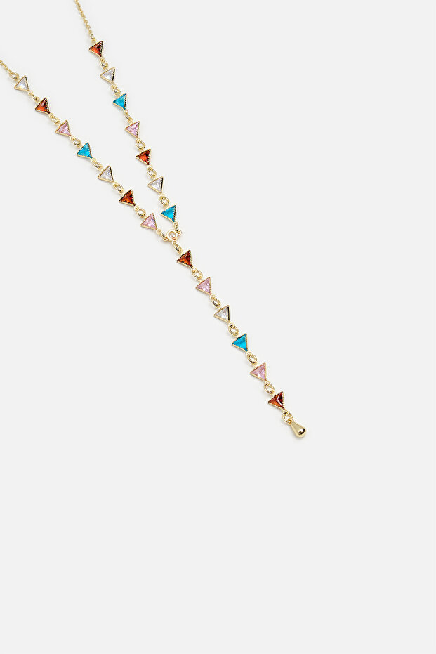 Üçgen Uçlu Kolye - 3