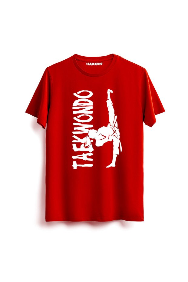 Taekwondo Printed Cotton T-Shirt T-Shirt Unisex Taekwondo