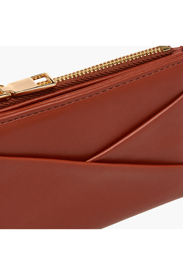 محفظة صلبة مع تفاصيل متراكبة - 3