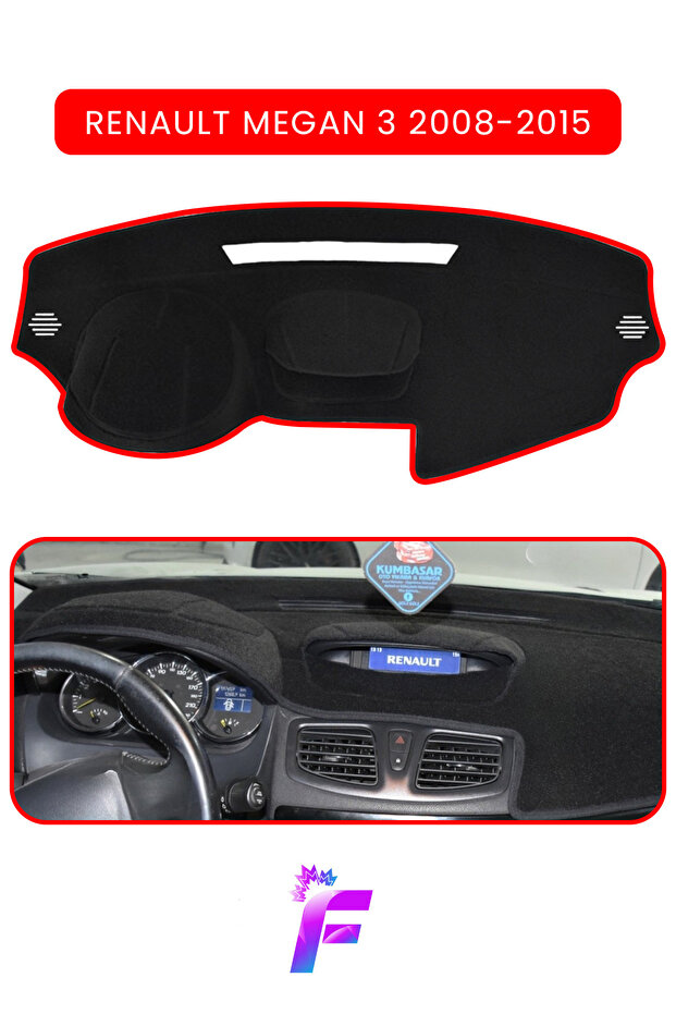 Renault Megane 3 (2008-2015) Torpedo Cover | Protects from the Sun | Easy Assembly | Full Fit | A45