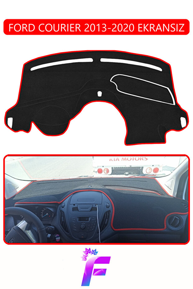 Ford Courier Without Screen (2013-2020) Glove Box Cover | Protects from the Sun | Easy Assembly | Full Fit | E75