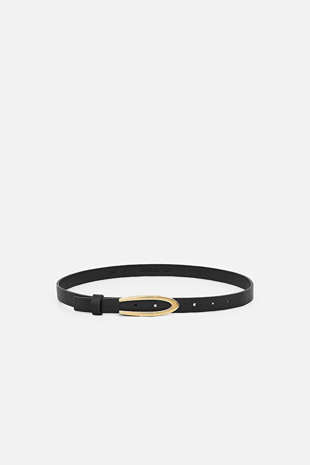 Oval Buckle Belt
