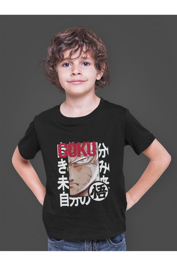Naruto Kakashi Goku Anime Japanese Style Kids T-Shirt