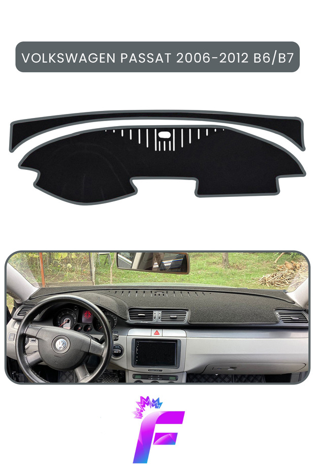 Volkswagen Passat B6,B7 (2006-2012) Torpedo Cover | Protects from the Sun | Easy Assembly | Full Fit | C32