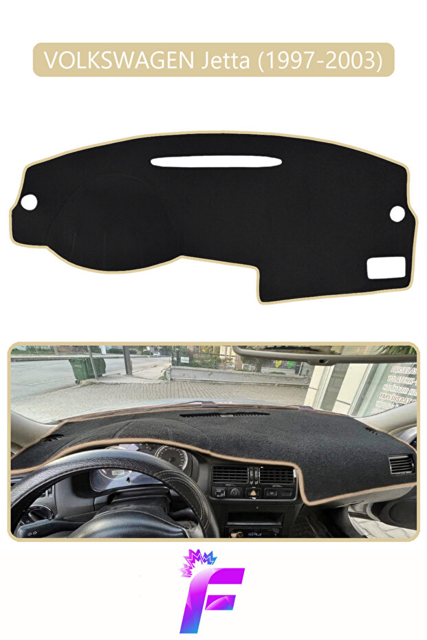 Volkswagen Jetta (1997-2003) Compatible Torpedo Cover | Anti-Reflection | Protection | Quick Assembly | K85.