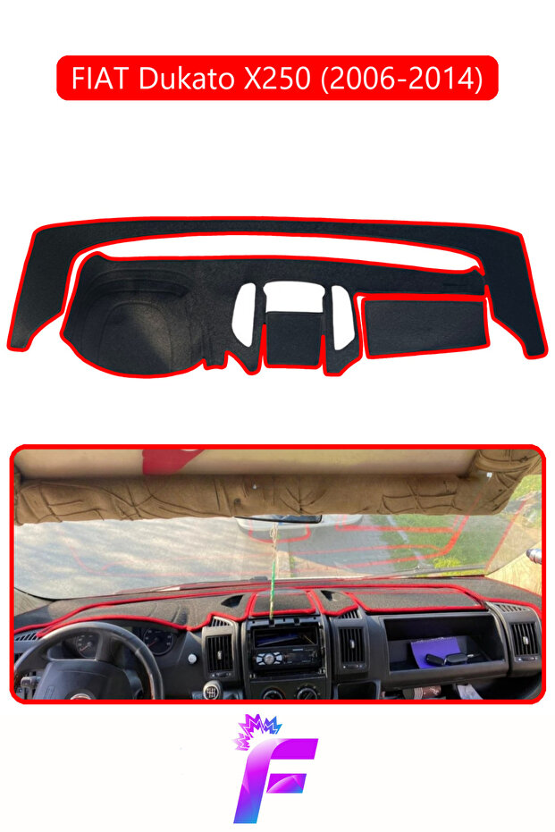 Fiat Ducato (2006-2014) Torpedo Cover | Protects from the Sun | Easy Assembly | Full Fit | Full Protection | E51