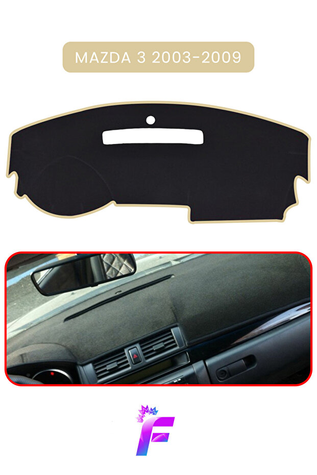 Mazda 3 (2003-2009) Compatible Torpedo, Panel Cover | Quick and Easy Assembly | Anti-Slip Design | Td25