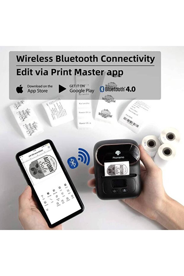 M110 Portable Bluetooth Thermal Label Printer - 2