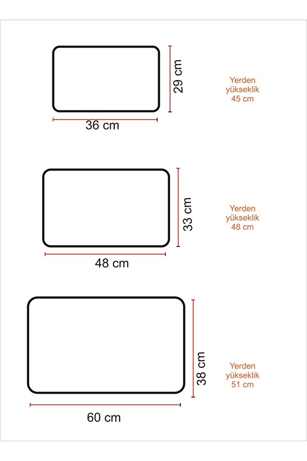 Zigon Sehpa 3 lü Ceviz - 4