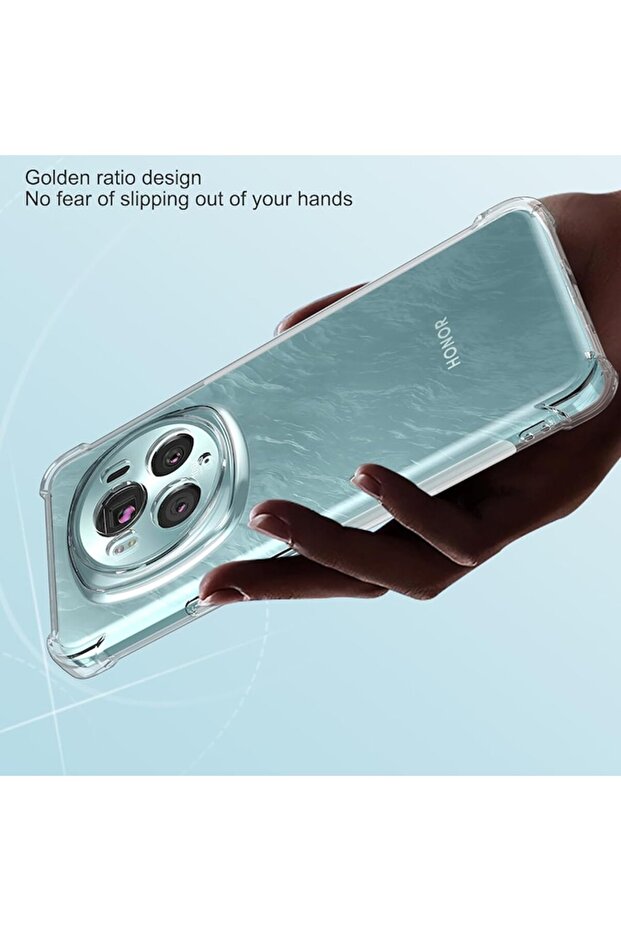 Precision Shell L70 Case Compatible with Honor Magic6 Pro - Clear - 2