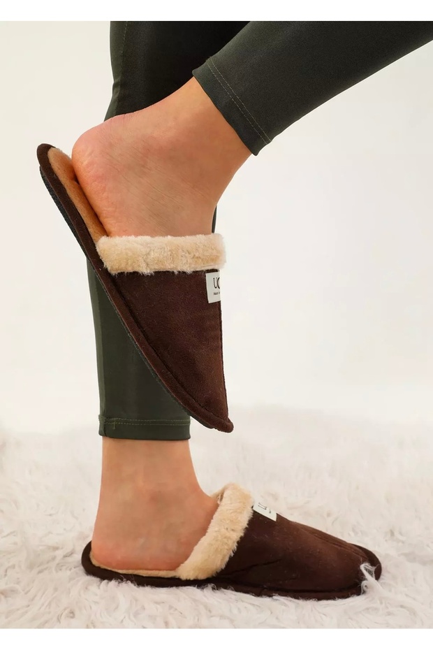 Unisex peluş ev terliği - 2