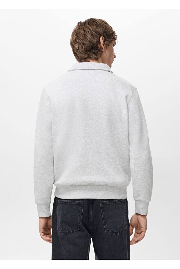 Regular kesim polo sweatshirt - 4