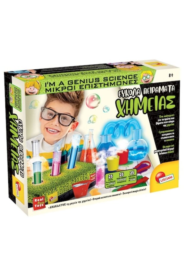 Set de experimente educaționale pentru chimie, 8 ani, multicolor