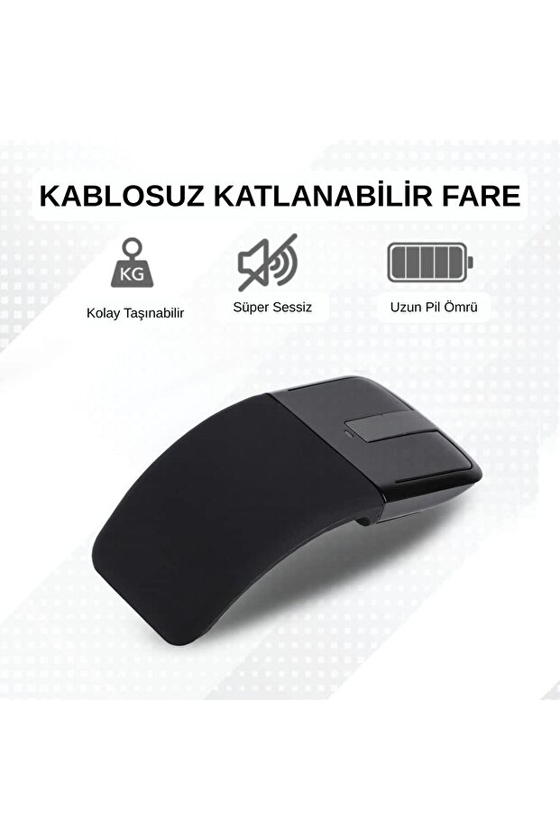 Arc Touch Katlanabilir Mouse-Dokunmatik Kaydırma-BlueTrack Yüksek Hassasiyet - 8