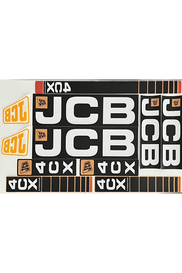Jcb 4cx sticker full set - 1