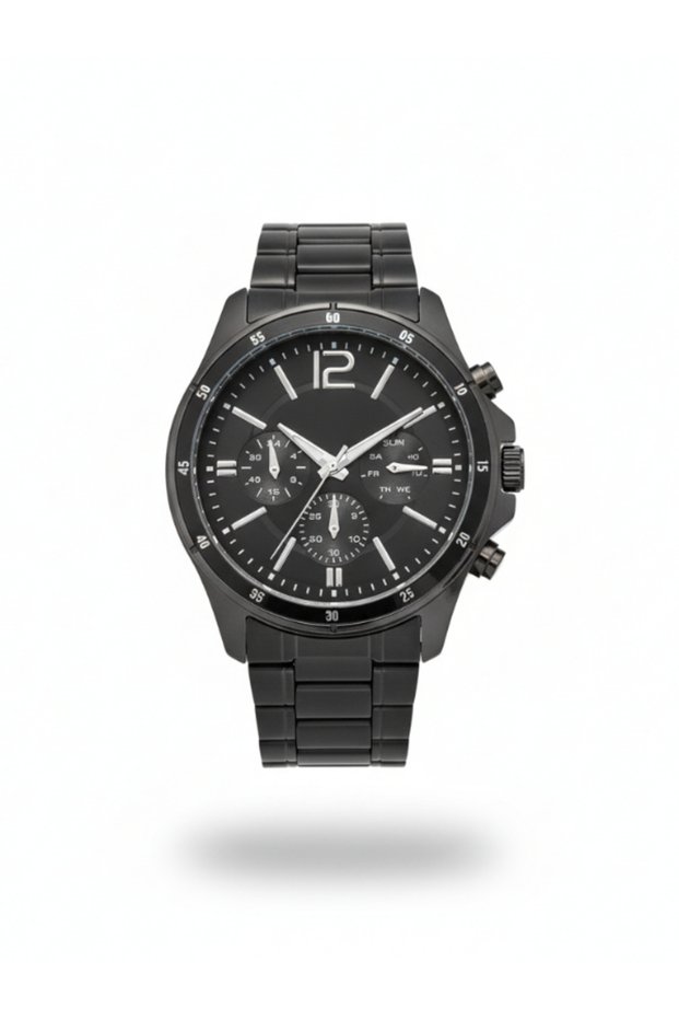 Fashion Watch with Steel Band Analog Movement Round Dial