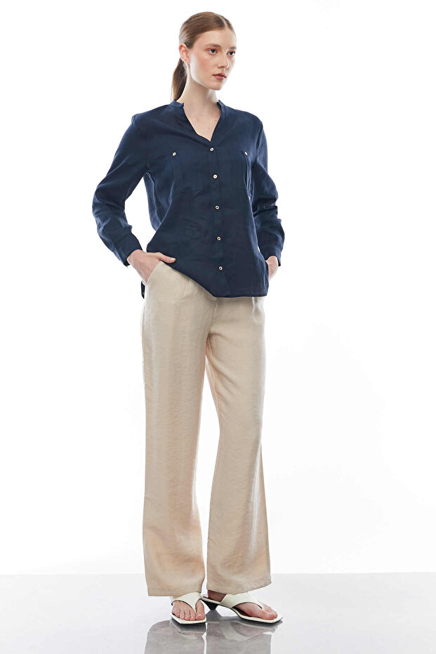 Lan Hlače sa elastičnim strukom - 3