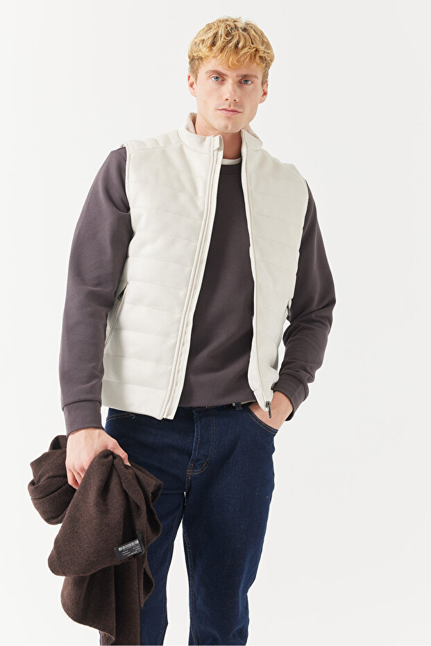 Erkek Süet Yelek - 1