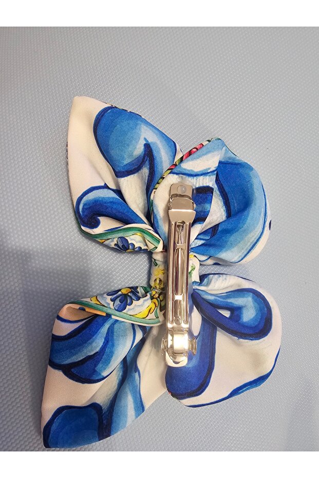 Agrafa de par cu model colorat - 5