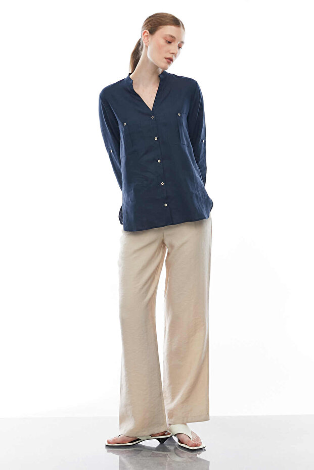 Lan Hlače sa elastičnim strukom - 6