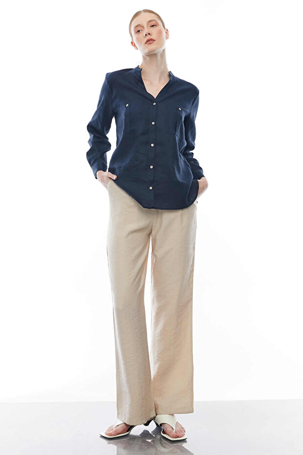 Lan Hlače sa elastičnim strukom - 1