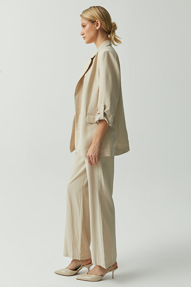 بنطلون مريح ذو ملمس مميز - 3